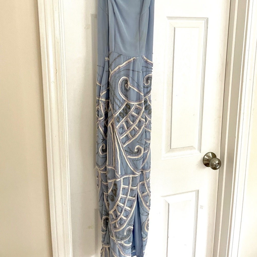 ASOS Blue Embellished Midi Dress - Picture 5 of 5
